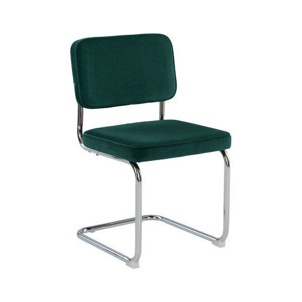Scaune de dining verde-închis balansoar 2 buc. din metal Hjo – Jotex-image-3