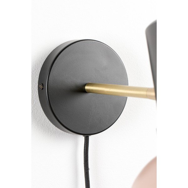 Aplică de perete Zuiver Charlie, gri-roz-image-1