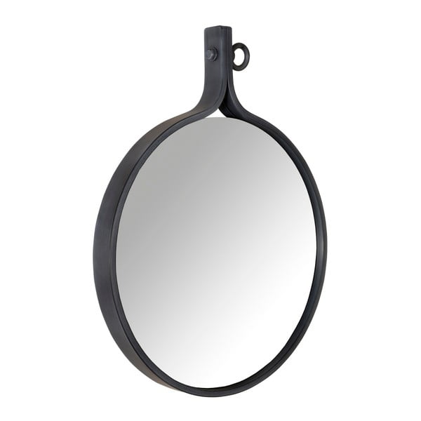 Oglindă cu ramă neagră Dutchbone Attractif, lățime 60 cm