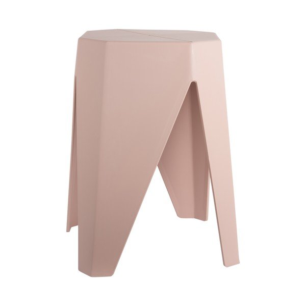 Scaun roz deschis din plastic Cherish – Leitmotiv-image-2