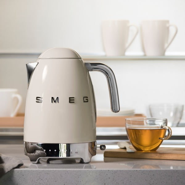 Ceainic electric crem din oțel inoxidabil 1,7 l Retro Style – SMEG-image-2