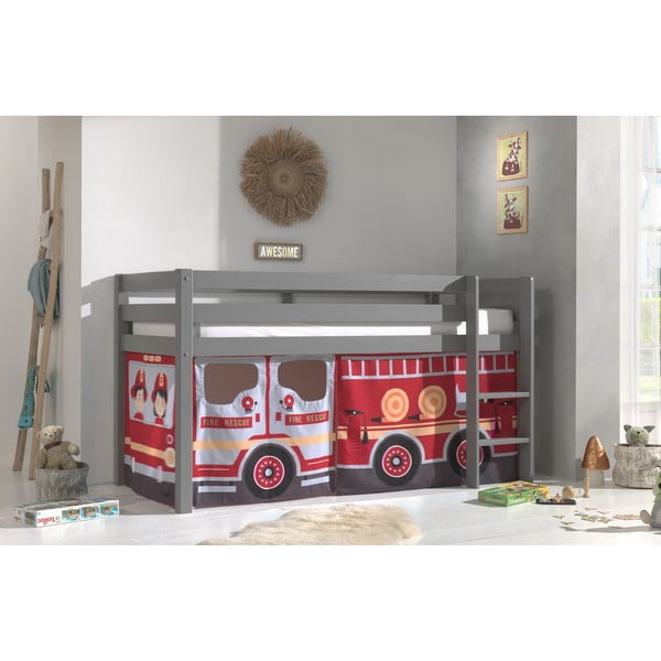 Draperie pentru copii pentru pat 4 buc. 195x75 cm Fire Truck – Vipack-image-1