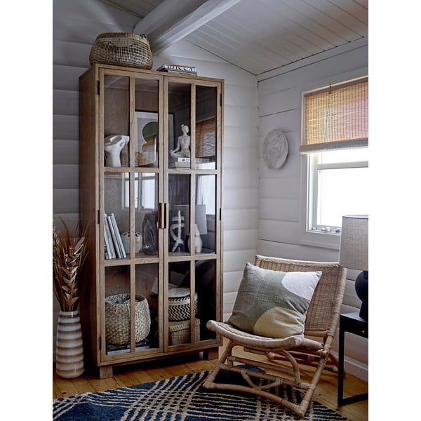 Vază din gresie Bloomingville Elora, înălțime 18 cm, alb-image-4