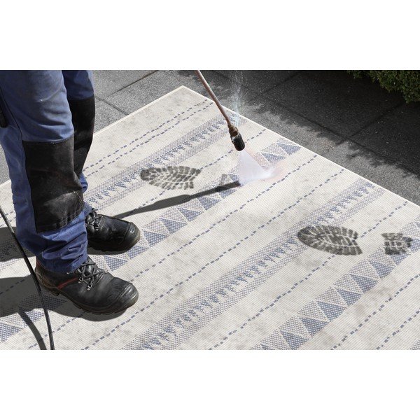 Covor adecvat pentru exterior NORTHRUGS Bahamas, 160 x 230 cm, albastru-crem-image-1