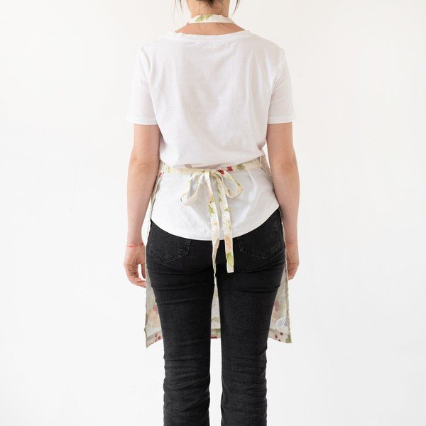Șorț de bucătărie din in Linen Tales Daily Apron Merry, 80 x 55 cm-image-2