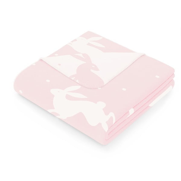 Pătură roz pentru copii 200x150 cm Rabbit – AmeliaHome