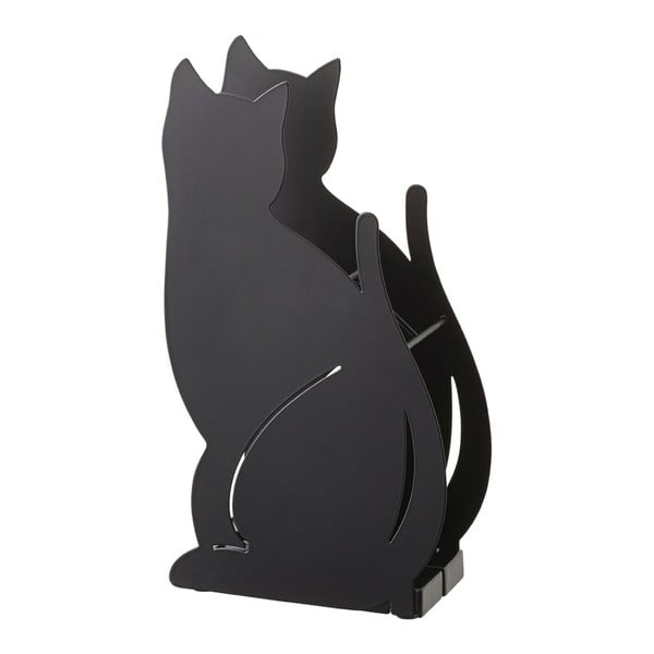 Suport pentru umbrelă YAMAZAKI Cat, negru