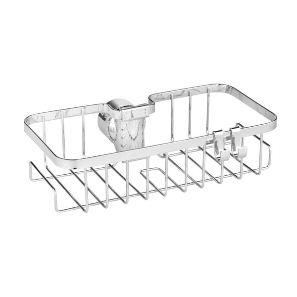 Raft pentru baie argintiu autoadeziv din oțel inoxidabil Floresta – Wenko-image-3