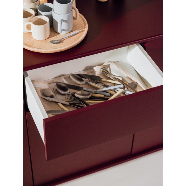 Comodă burgundy 160x91x46 cm Rali – noo.ma-image-3