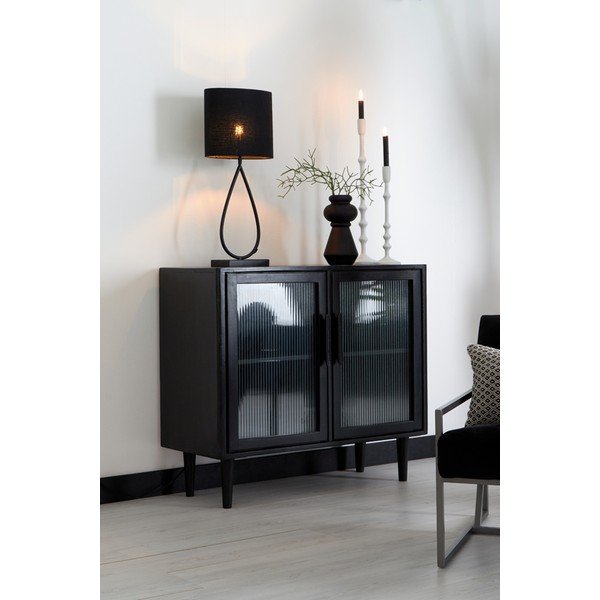 Bază pentru veioză negru-mat din metal 51 cm Tamsu – Light & Living-image-1