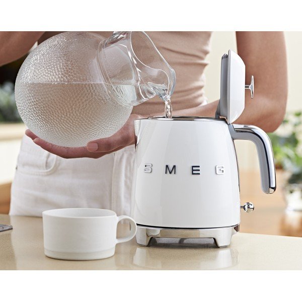 Ceainic electric alb din oțel inoxidabil 800 ml Retro Style – SMEG-image-1