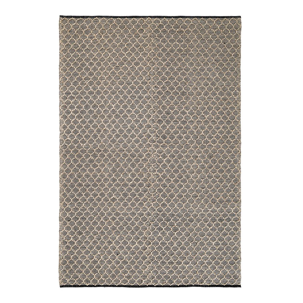 Covor pentru exterior și interior negru/în culoare naturală 200x300 cm Dhawan – Bizzotto