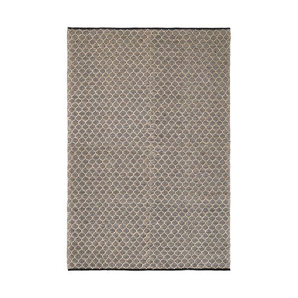 Covor pentru exterior și interior negru/în culoare naturală 200x300 cm Dhawan – Bizzotto