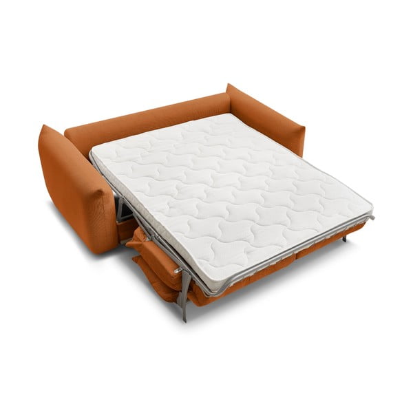 Canapea portocalie extensibilă 214 cm Ernest – Bobochic Paris-image-4