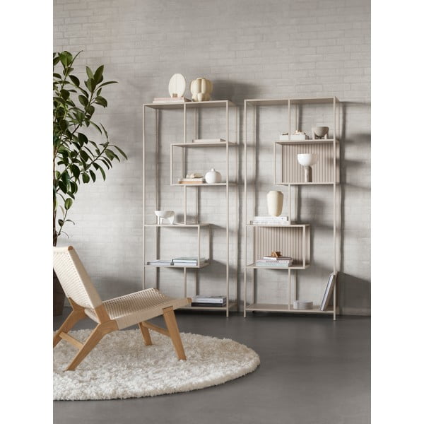 Bibliotecă gri 77x185x35 cm Seaford – Actona-image-2