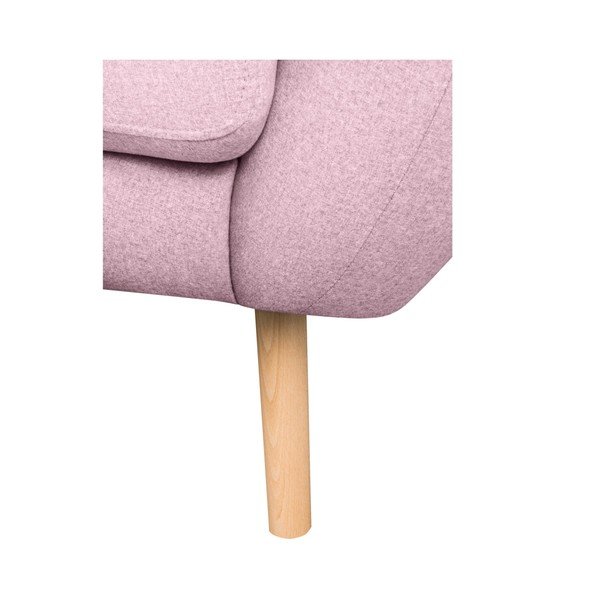 Canapea cu 3 locuri Kooko Home Pop, roz -image-3