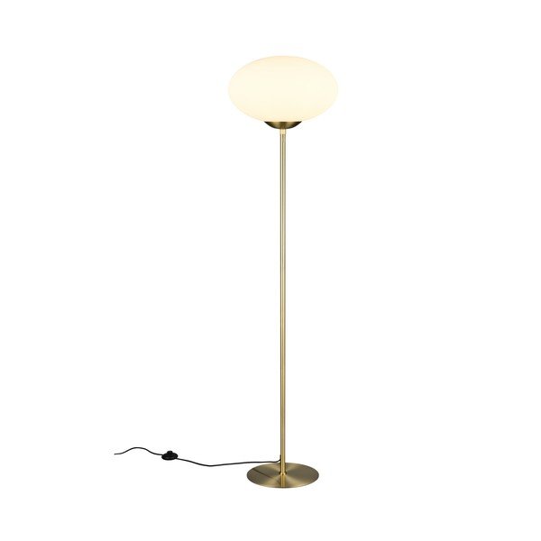 Lampadar alămiu cu abajur din sticlă (înălțime 150 cm) Fomento – Trio-image-4