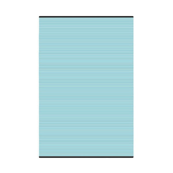 Covor reversibil potrivit și pentru exterior Green Decore Farah, 90 x 150 cm, albastru - alb