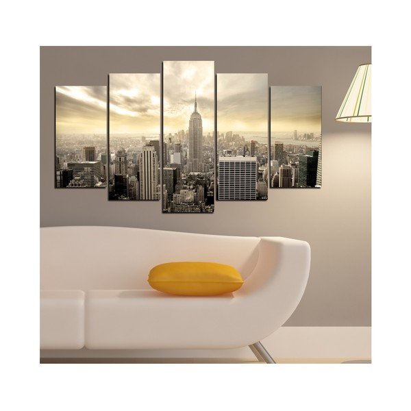 Tablou din mai multe piese Insigne Myrthe, 102 x 60 cm-image-1