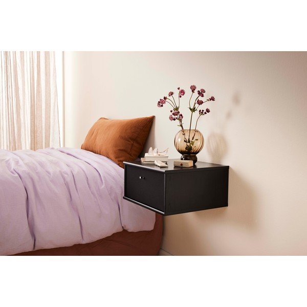 Noptieră de perete neagră Mistral - Hammel Furniture-image-1