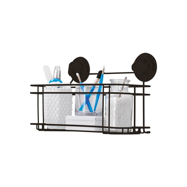 Etajeră / Suport autoadeziv Compactor Bestlock Black, 30 x 20,5 cm-image-3