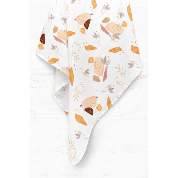 Pătură pentru copii albă din muselină 75x100 cm Boho – Mijolnir-image-2