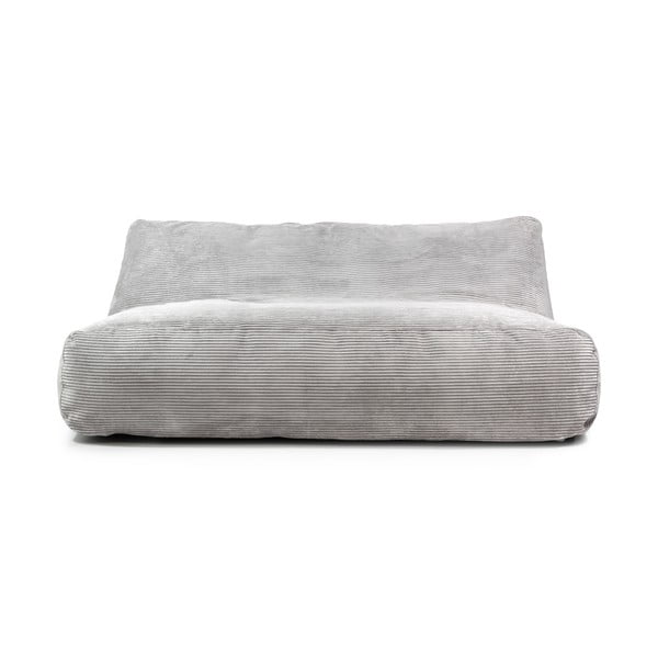 Fotoliu bean bag maro cu tapițerie din catifea reiată Sofa Tube 190 – SLOWDOWN-image-1