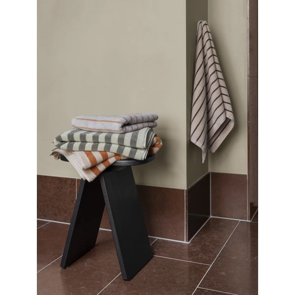 Prosop verde din bumbac organic din frotir 70x140 cm Arto – Blomus-image-3