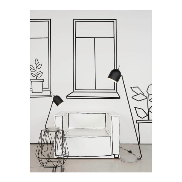 Lampadar negru/gri cu abajur din metal (înălțime 147 cm) Madrid – it's about RoMi-image-3