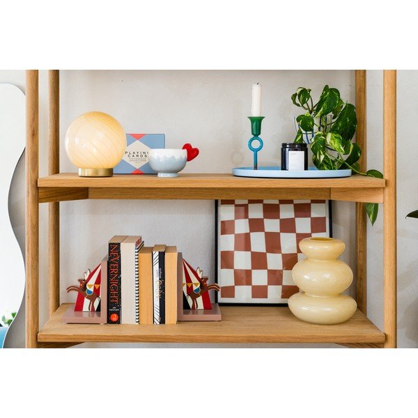 Veioză galben-deschis cu abajur din sticlă (înălțime 17 cm) Summer Globe – Leitmotiv-image-1