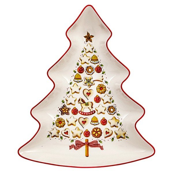Bol de servire din porțelan roșu și alb Villeroy & Boch Tree-image-2