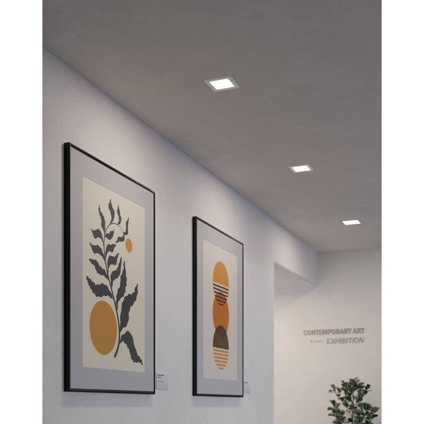 Plafonieră albă LED/încastrată 12x12 cm FUEVA 5 – EGLO-image-1