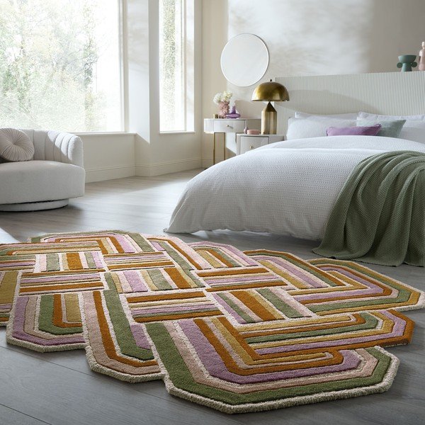 Covor țesut manual din lână 160x230 cm Lattice Shaped  – Flair Rugs-image-1