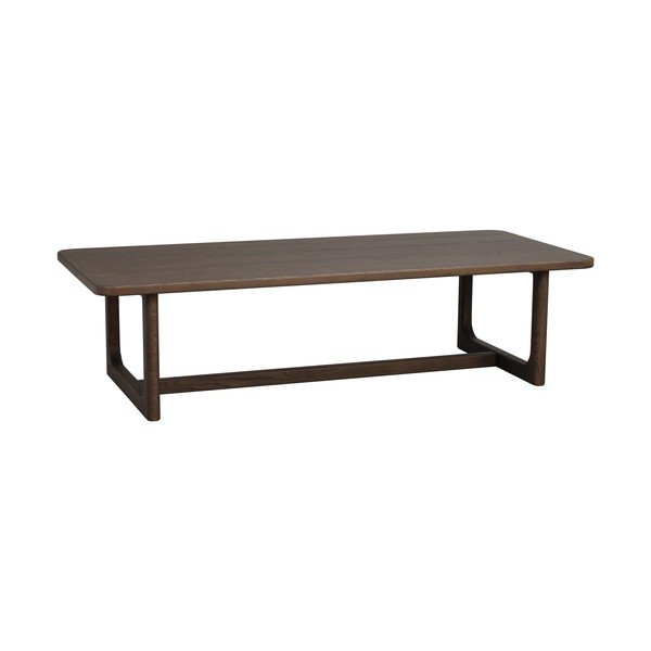Măsuță de cafea în culoare naturală închisă cu blat cu aspect de lemn de stejar 70x160 cm Driscoll – Rowico