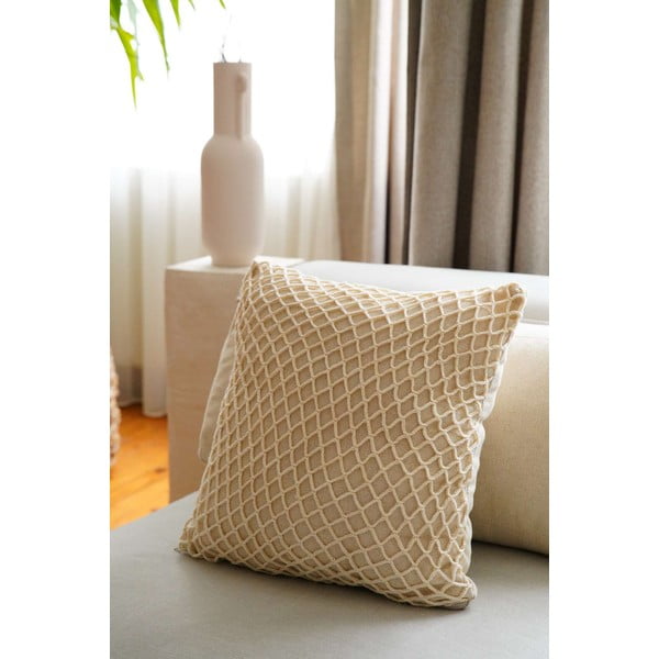 Față de pernă din bumbac 43x43 cm Net – Mioli Decor-image-1