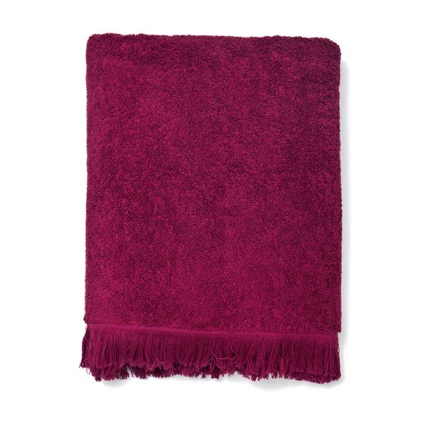 Set 2 prosoape bumbac Bath Red, 70 x 140 cm, roșu-image-1