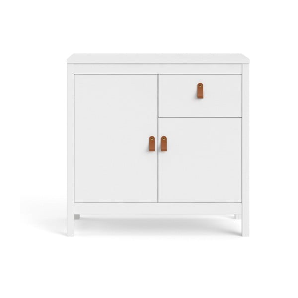 Comodă albă joasă 82x80 cm Madrid – Tvilum