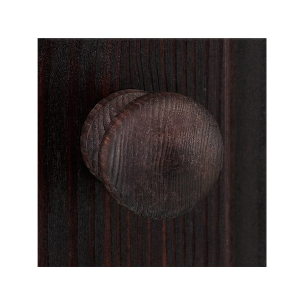 Comodă TV maro din lemn de pin 45x44 cm Cubrix – Støraa-image-4