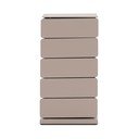 Comodă taupe din metal 37x72x26 cm Joey – Spinder Design