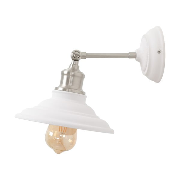 Aplică de perete albă ø 21 cm Loret – GTV