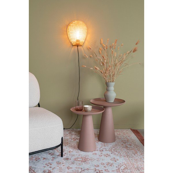 Măsuță auxiliară rotundă din metal ø 34,5 cm Ringar – White Label-image-1