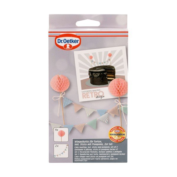 Set 2 decorațiuni pentru tort Dr. Oetker Celebrate-image-2