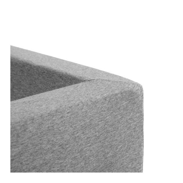 Piscină dreptunghiulară pentru copii cu 500 de mingi Misioo, 110 x 50 cm, gri deschis-image-1