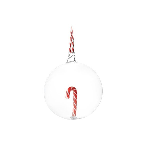 Ornament de Crăciun din sticlă 8 cm Candy Cane – Sass & Belle