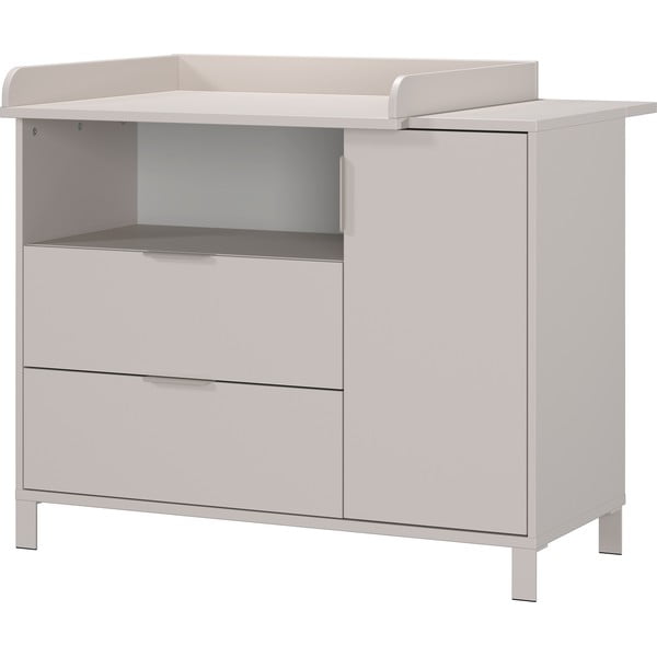 Comodă de copii, crem, cu masă de schimbat 115x102x77 cm Alkmaar – Germania-image-3