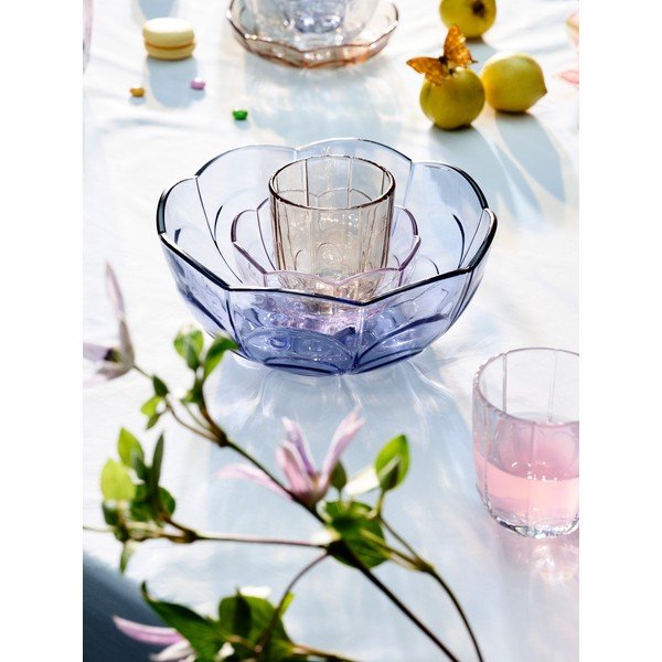 Bol mic albastru deschis din sticlă ø 23 cm Lily – Holmegaard-image-2