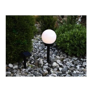 Lampadar solar LED pentru grădină Star Trading Globe Stick, ⌀ 15 cm