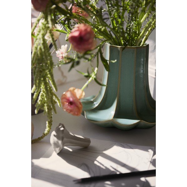 Vază verde-deschis din ceramică (înălțime 20,5 cm) Kantarel – Kähler Design-image-2