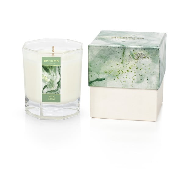 Lumânare parfumată în cutie cu aromă de crin și iasomie Bahoma London Octagonal Candle in Rigid Box