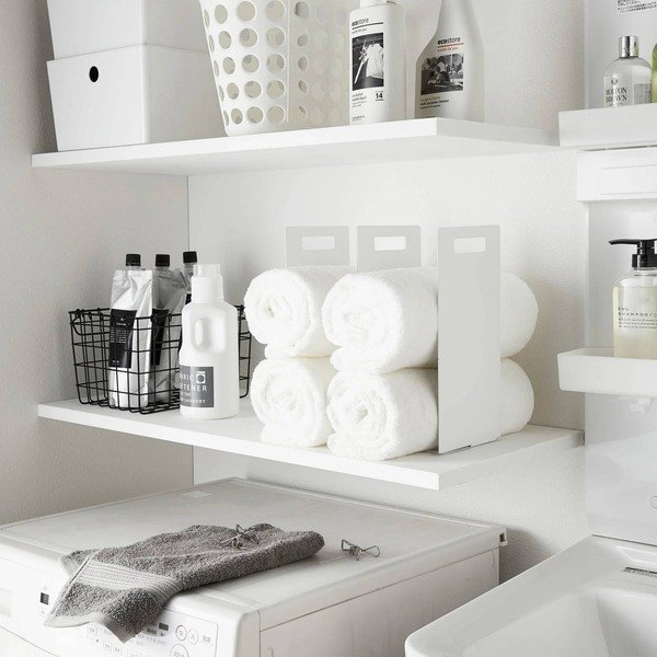 Suporturi pentru prosoape albe 2 buc. din metal Tower – YAMAZAKI-image-1